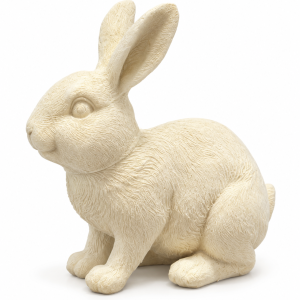 5" RESIN WINTER BUNNY 2/AST