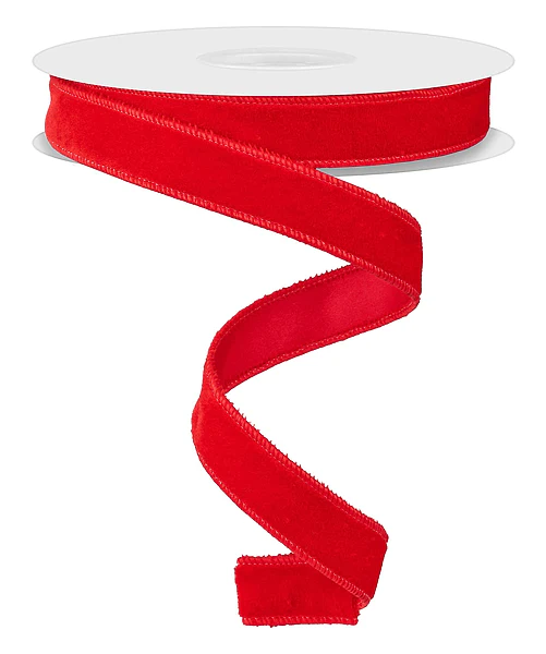 7/8" 10 YD DELUXE VELVET/SATIN BACKING RIBBON