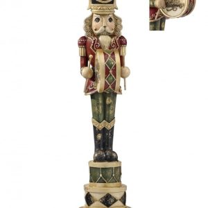 18" RESIN DRUM STACK NUTCRACKER
