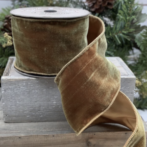 Vintage french velvet, metallic back, grape 4x10