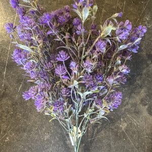 19" Leaves Bush w/Mini Flowers