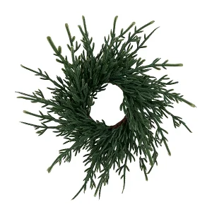 6"DIA ARBORVITAE TAPER CANDLE RING