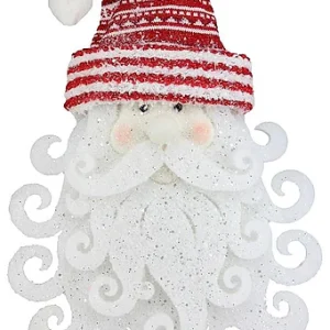 36"H FOAM/FABRIC SANTA HEAD ORNAMENT LG