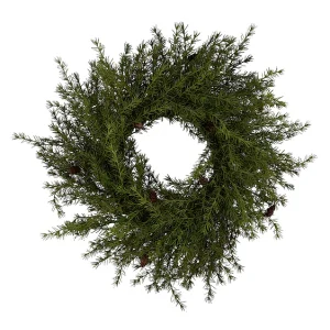 32"DIA MING PINE WREATH