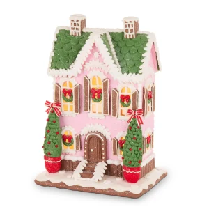 12.5" Lighted Gingerbread Cottage