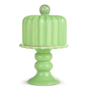 11" Green Cake Stand