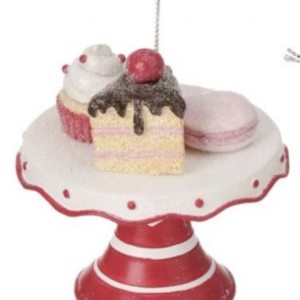 4 inch Resin Candy Dessert Plate Ornament